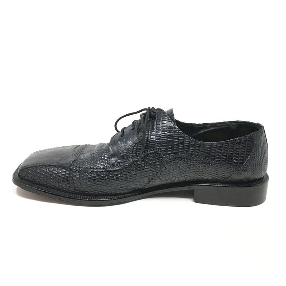 David Eden Oxfords Shoes Size 10.5 Black Croc Liz main image 8